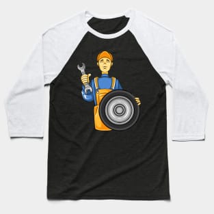 Mechanic Baseball T-Shirt